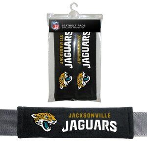 🏈🆕 JACKSONVILLE JAGUARS SEATBELT SHOULDPHER PADS - 2 PACK - UNISEX